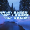 每年2萬！北上深直接“落戶”！這些研究生“補(bǔ)貼”你知不知道？