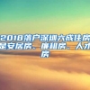 2018落戶深圳六成住房是安居房、廉租房、人才房